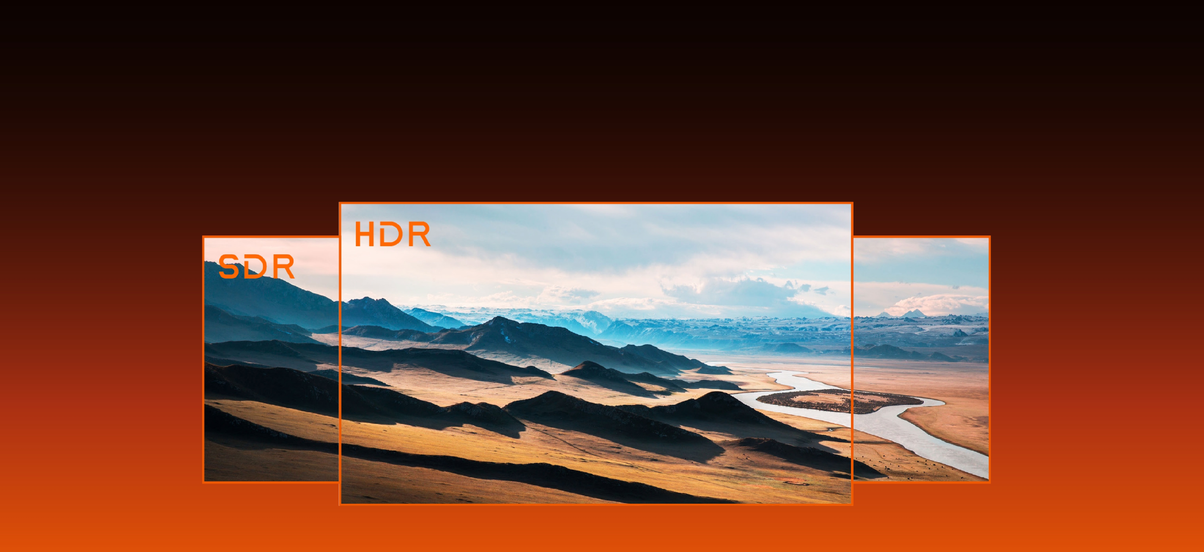 支持HDR高动态显示